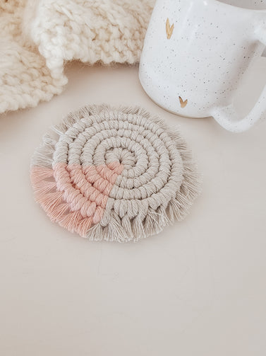 AK Gold Subscription Box - Subscription Box for Women, Handmade Items, Macrame Coaster